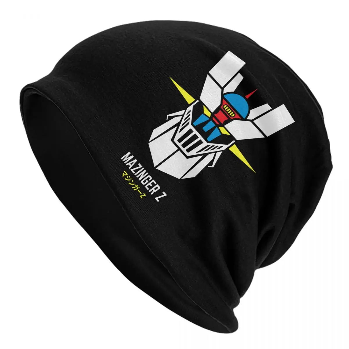 

Actarus Mazinger Z Skullies Beanies Hat Robot Grendizer Goldorak Vintage Unisex Outdoor Caps Warm Dual-use Bonnet Hats