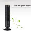Table Fan Bladeless Fan Bladeless Tower Fan 90 Degree Oscillating Quiet Portable USB Desk Fan with Light for Home Bedroom Office 4