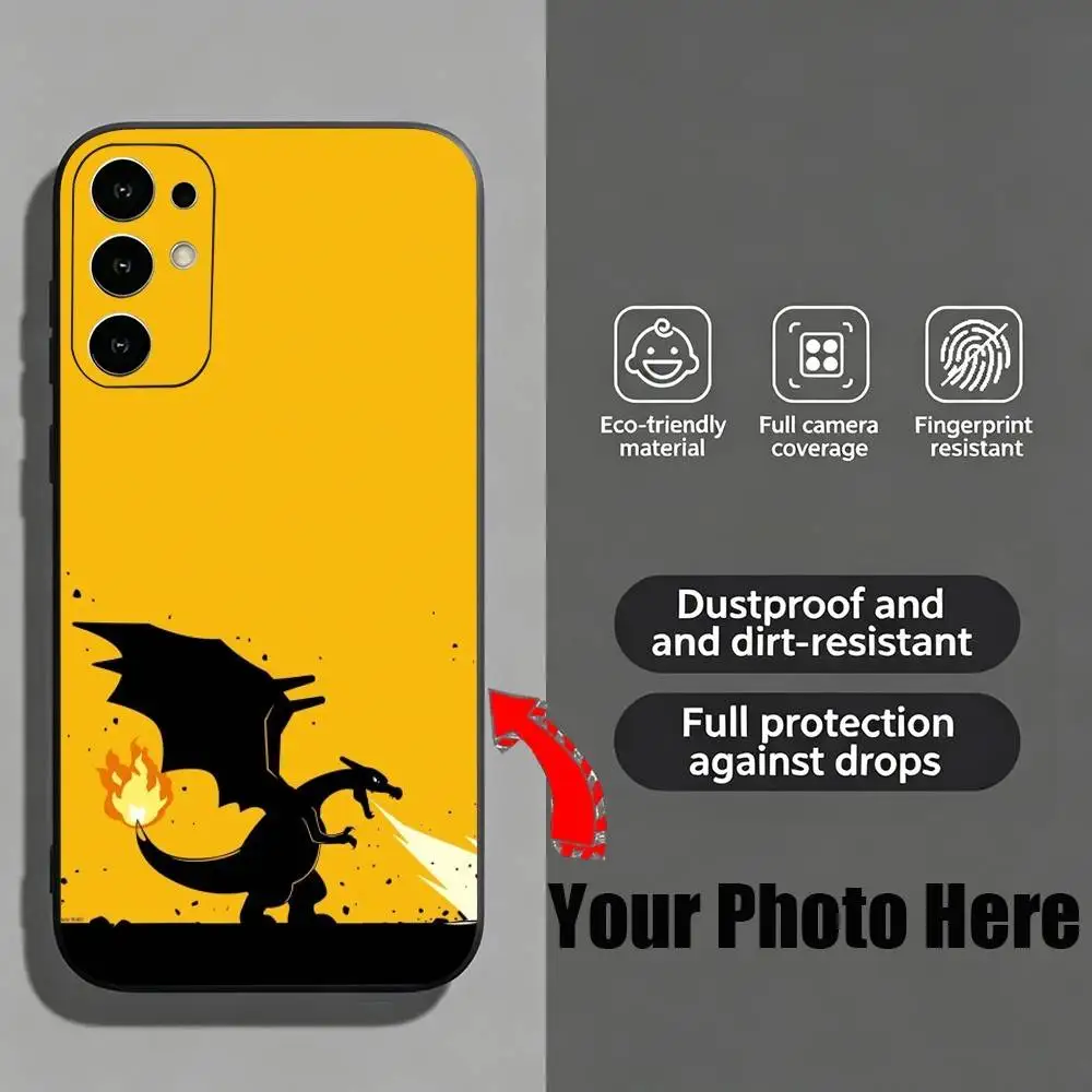 Charming Charizard Men's Favorite Phone Case - Black Cover