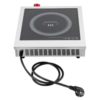 Table de cuisson à induction commerciale 3500W, puissant brûleur à induction électrique, cuisinière électrique de comptoir avec capteur numérique, corps en acier inoxydable pour bars, restaurants et chaînes de restaurants 7