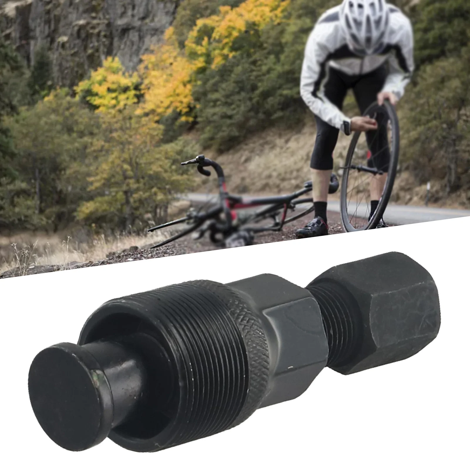 

Attachment Bike Crank Removal Tool Black Carbon Steel Crank Crankset Parts Removing Tool Repair Spare Square Accessories
