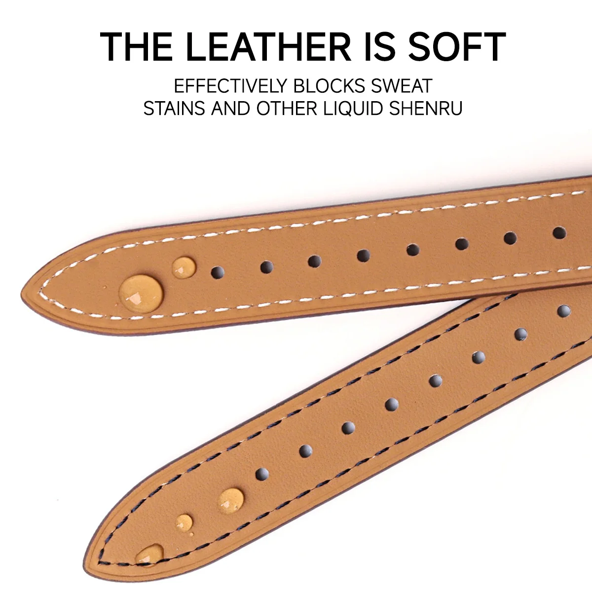 Premium Leather Strap for Mi Band Sports Bracelet - Stylish Replacement Wristband