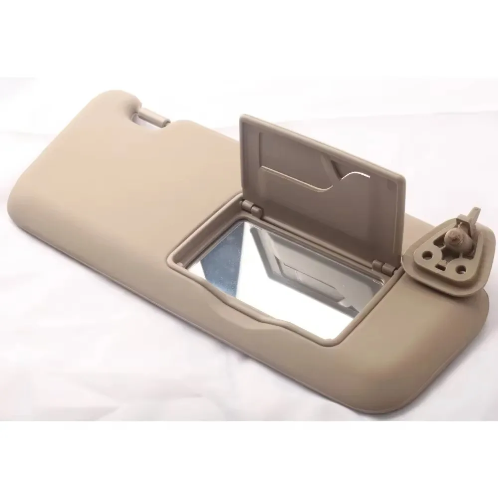 Genuine Hyundai Right Side (RH) Gray Sun Visor W/ Sunroof Cutout For 2008-2010 I30