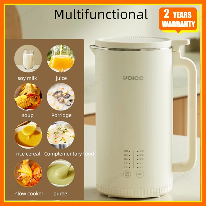 

Multifunction Soybean Milk Machine 1000ml Juicer Portable Blender Wall Breaking Machine Automatic Heat Home Soy Milk Maker 220V