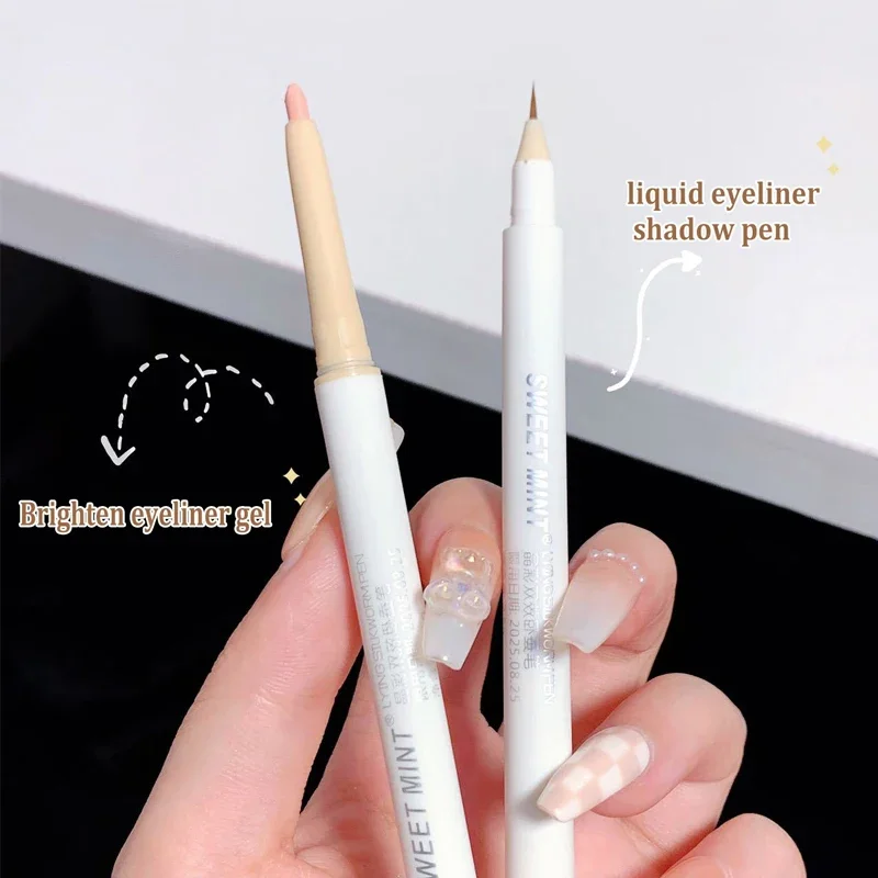 Eyeliner Pencil Sweet Mint Lying Silkworm Pencil Crease Brightening Eyeliner Pen