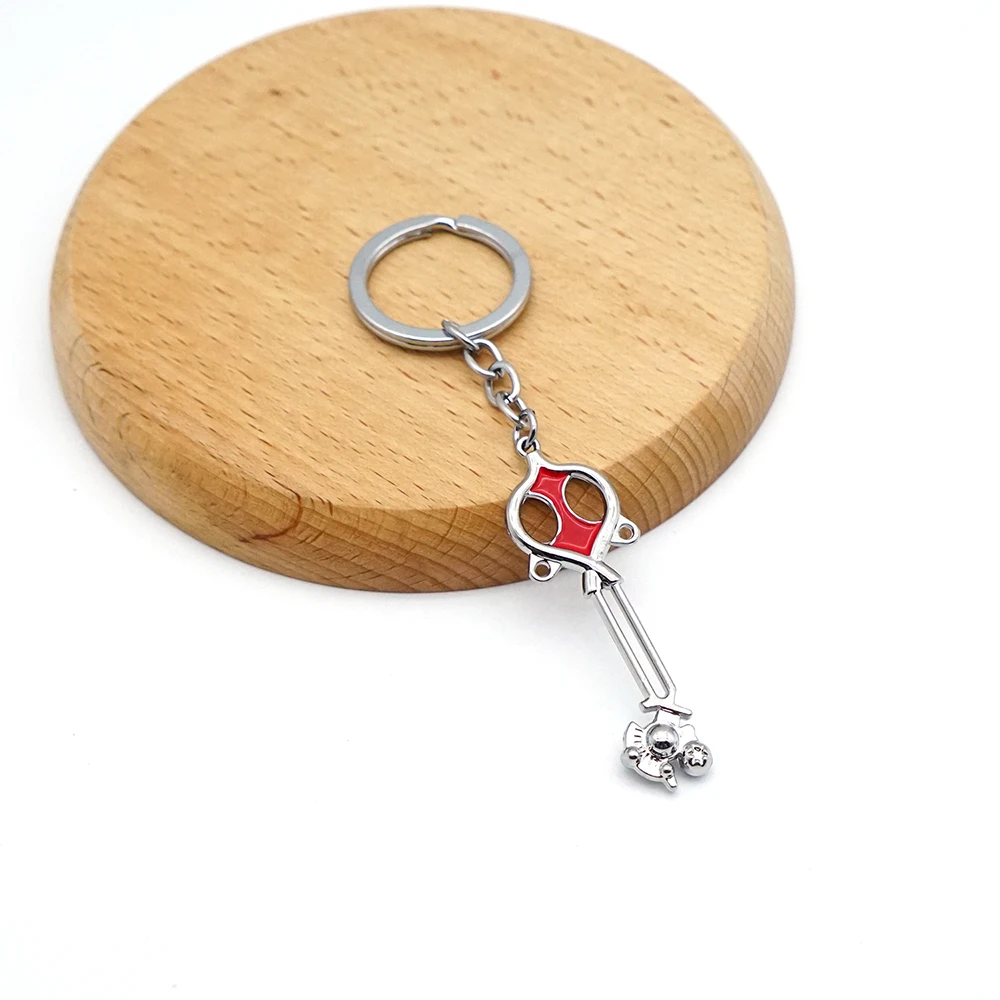 Game Kingdom Hearts Keychain Sora Key Keyblade Key Chain Keyring