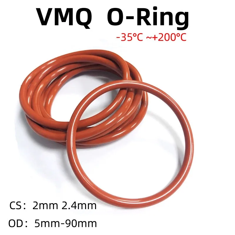 Silicone Ring Washer Gaskets Silicone Oring 10/50pcs Vmq Food