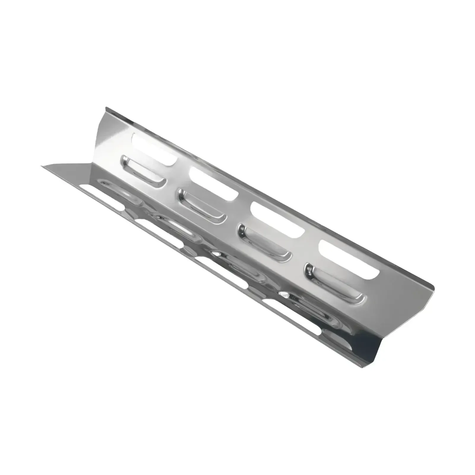 4 Pieces Stainless Steel Heat Plate Shield Universal Heat Tent For Burner Cover Flame Tamers Replacement For Gas Grill