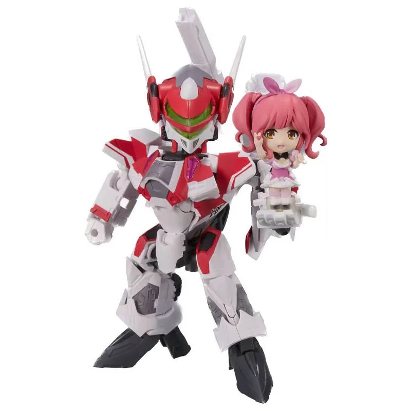 

BANDAI SPIRITS TINY SESSION Macross Delta Makina Nakajima VF-31C mirage machine Anime Figure Model Collecile Action Toys