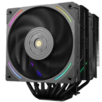 듀얼 타워 선풍기 에어 쿨러, CPU 쿨러, DTPC 105-280W, 2696 V4 LGA 1700, 1200, 2011, 2066, 115X, AM5, AM4, RYZEN 7000, 7 히트 파이프