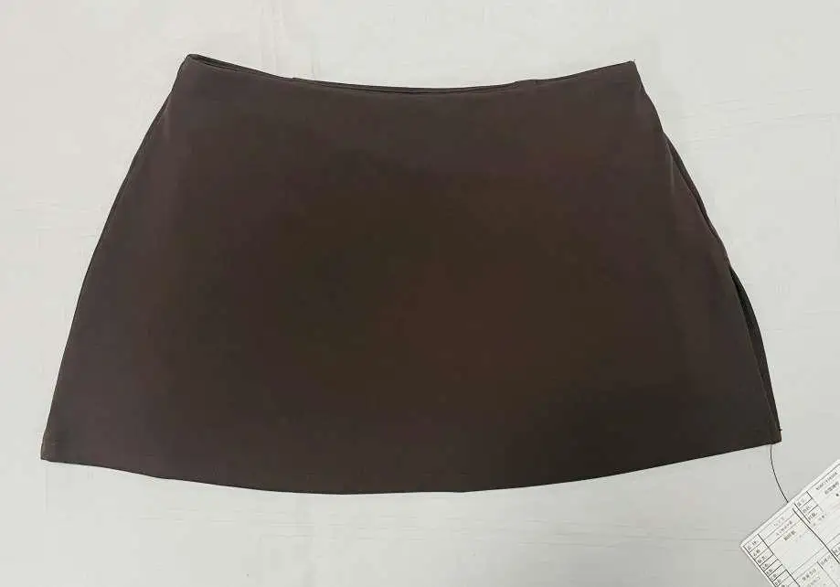 Women Sexy Low-waisted Side Split Sports Yoga Skirts Solid Color Slim Wrap Buttocks Short Tennis Golf Skirts With Pocket