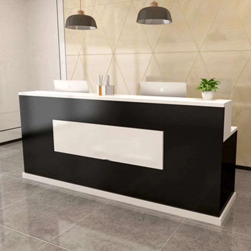Front Desk Table Aesthetics Reception Bar Counter Outdoor Paint Store Light Luxury Company Cashier Barber Clothing Shop Cash