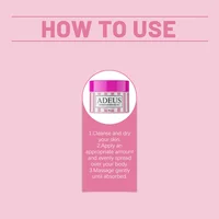 Crème chauffante pour le corps ADEUS, augmente rapidement la température de la peau, parfum durable, non grasse, soulage la raideur musculaire, crème pour le corps 5