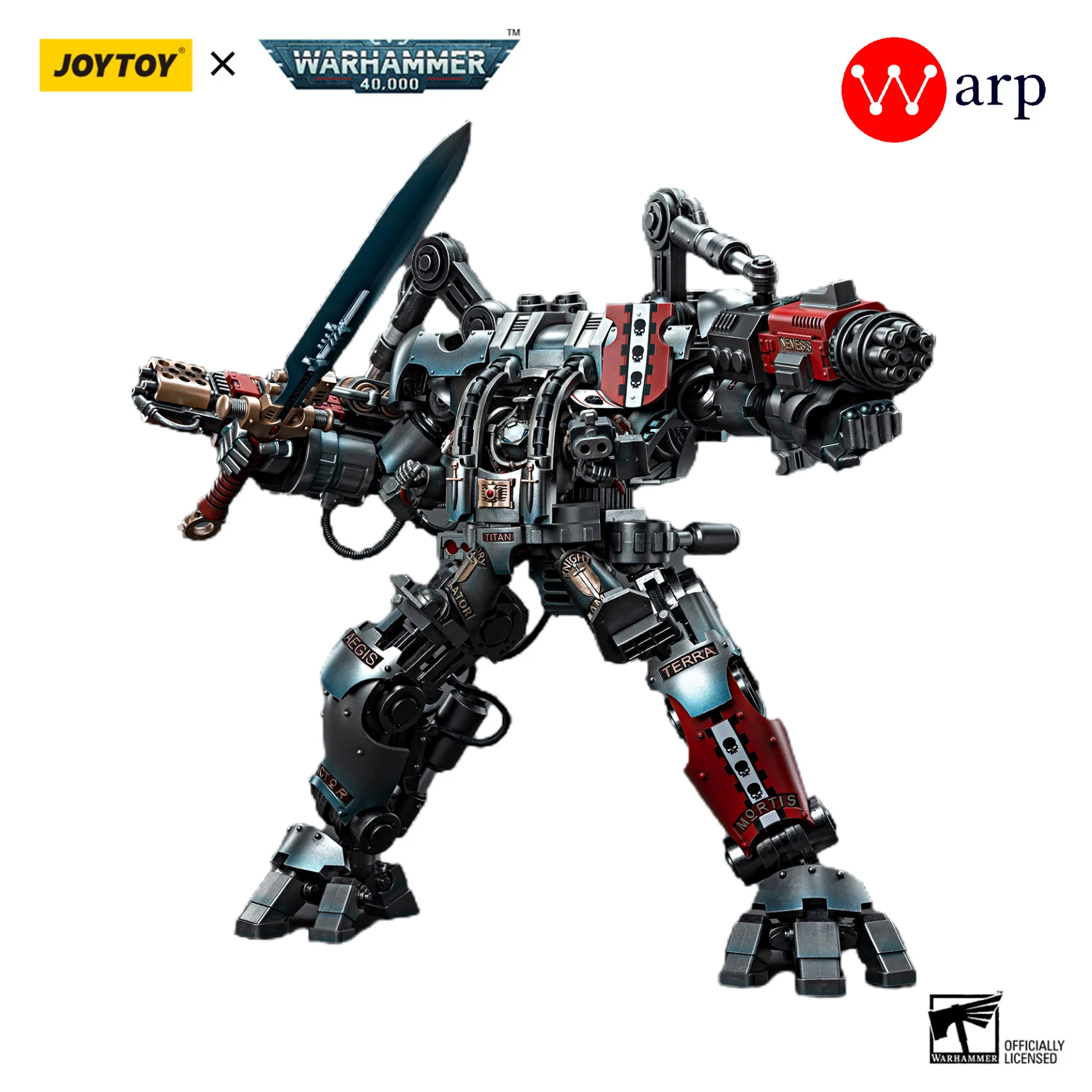 

[In-Stock] JOYTOY Warhammer 40k Action Figures Nemesis Dreadknight Mecha Grey Knights Robot Anime Military Model Toy For Gift