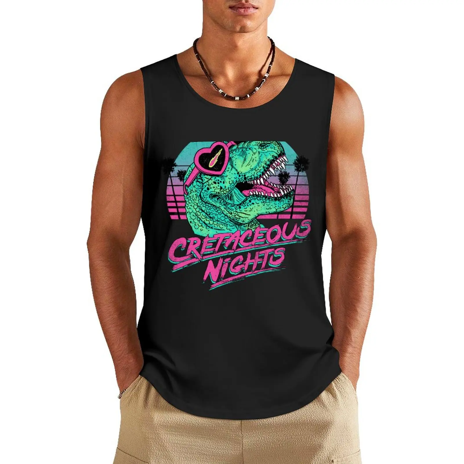 

Cretaceous Nights Tank Top muscle t-shirt mens designer clothes Gym clothes Men's t shirt