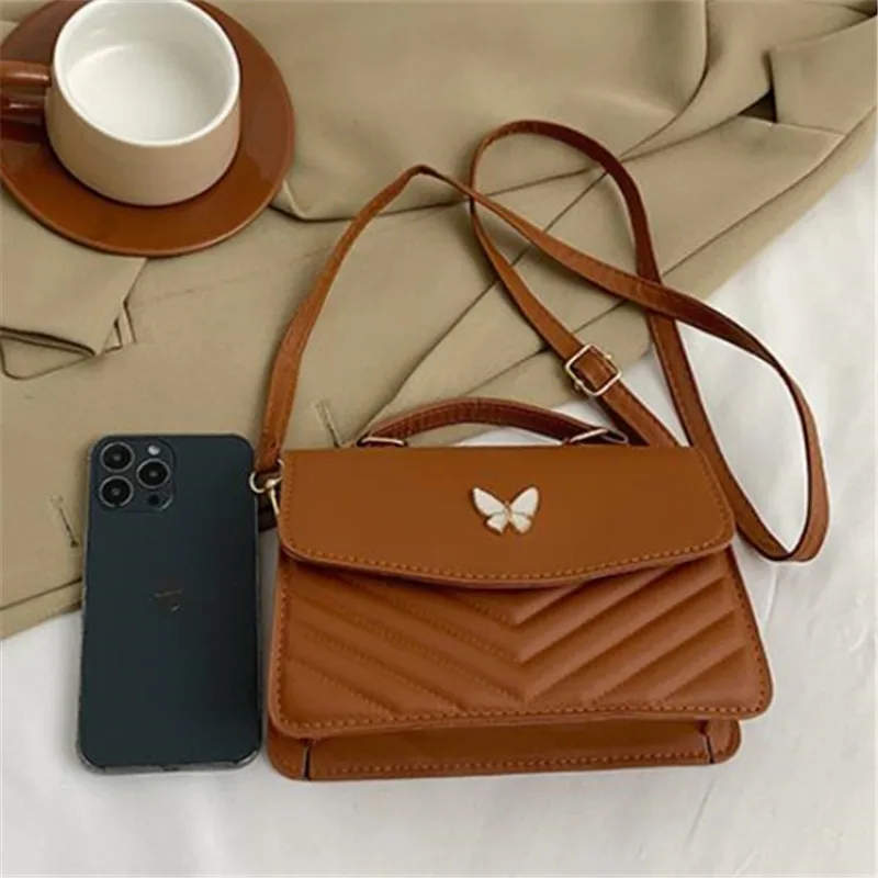 Elegant Embossed Square Pu Leather Crossbody Bag for Women Fashion Tote Shoulder Bag with Zip Closure Purse, Lightweight Handbag