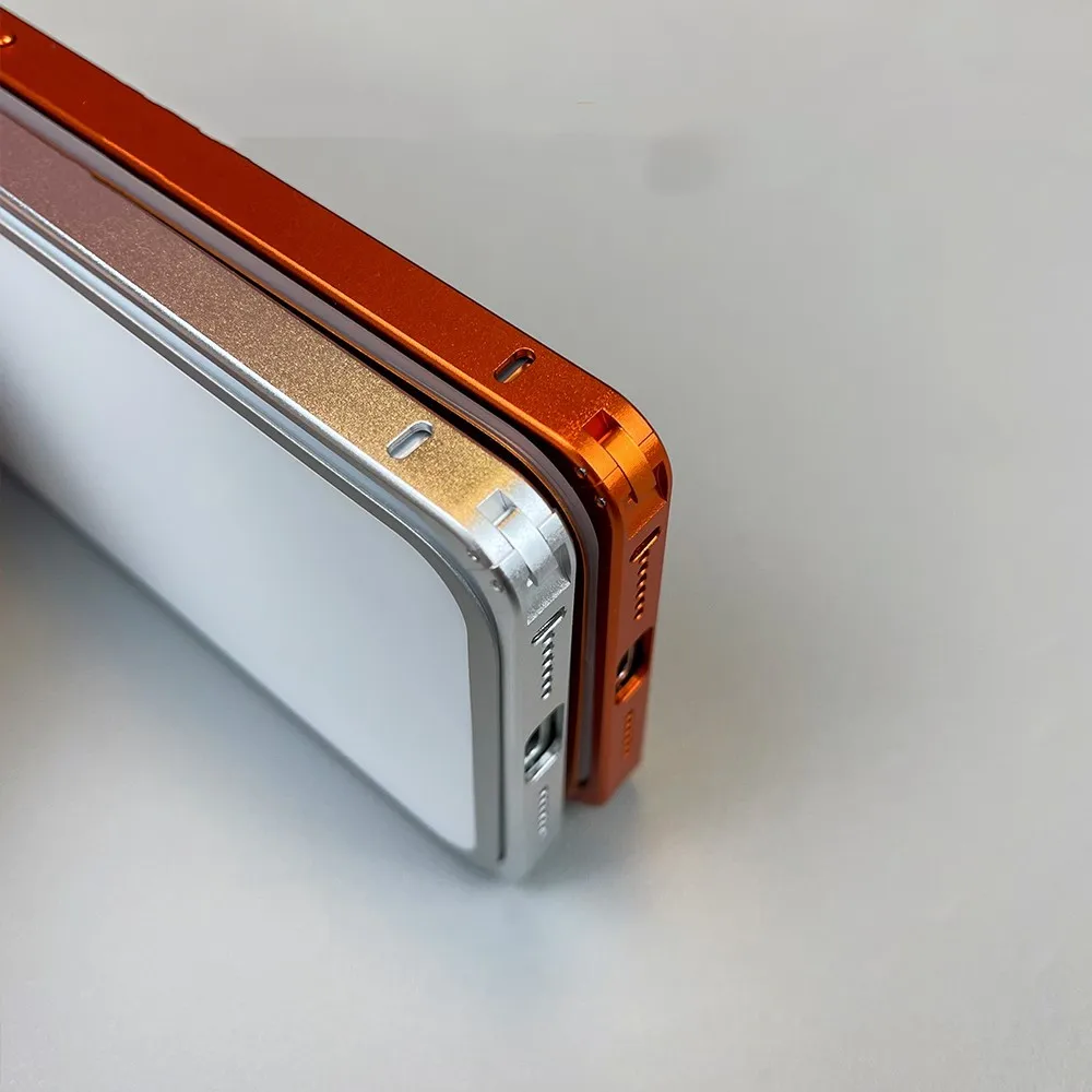 Sleek 2-in-1 Luxury Metal Frame Matte Backplane Case with Camera Protection