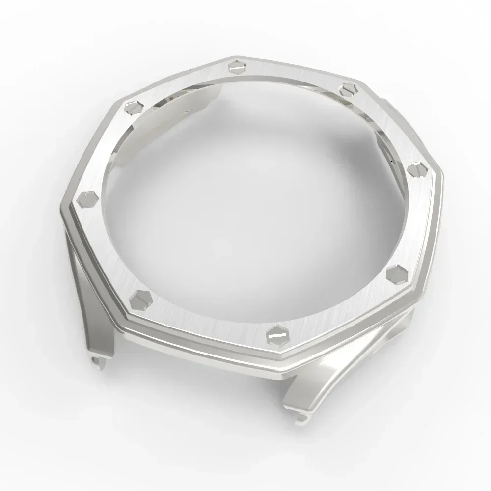 PC 전기 도금 와이어 드로잉 쉘, 삼성 갤럭시 워치 4, 5, 40mm, 44mm 케이스 액세서리, 스크린 보호대 보호 커버