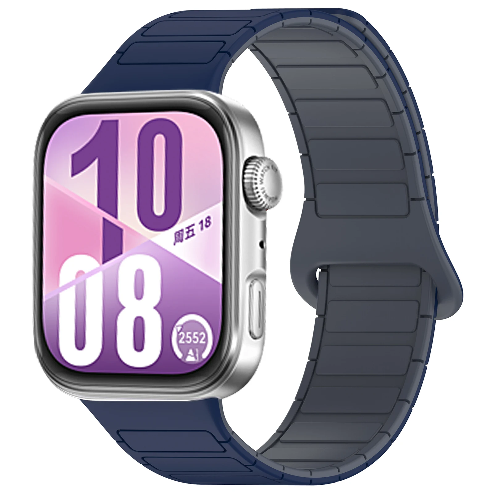 Enhanced Magnetic Loop Silicone Strap Bracelet for Huawei Watch Fit Series