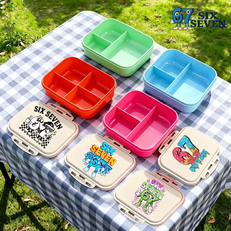 Cute Cartoon Lunch Box - Large Capacity Portable Bento Case for Kids, Students, and Picnics