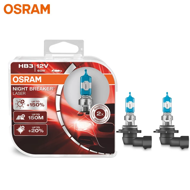 LAMPADA H7 12V 55W Osram Night Breaker Laser +150% luce