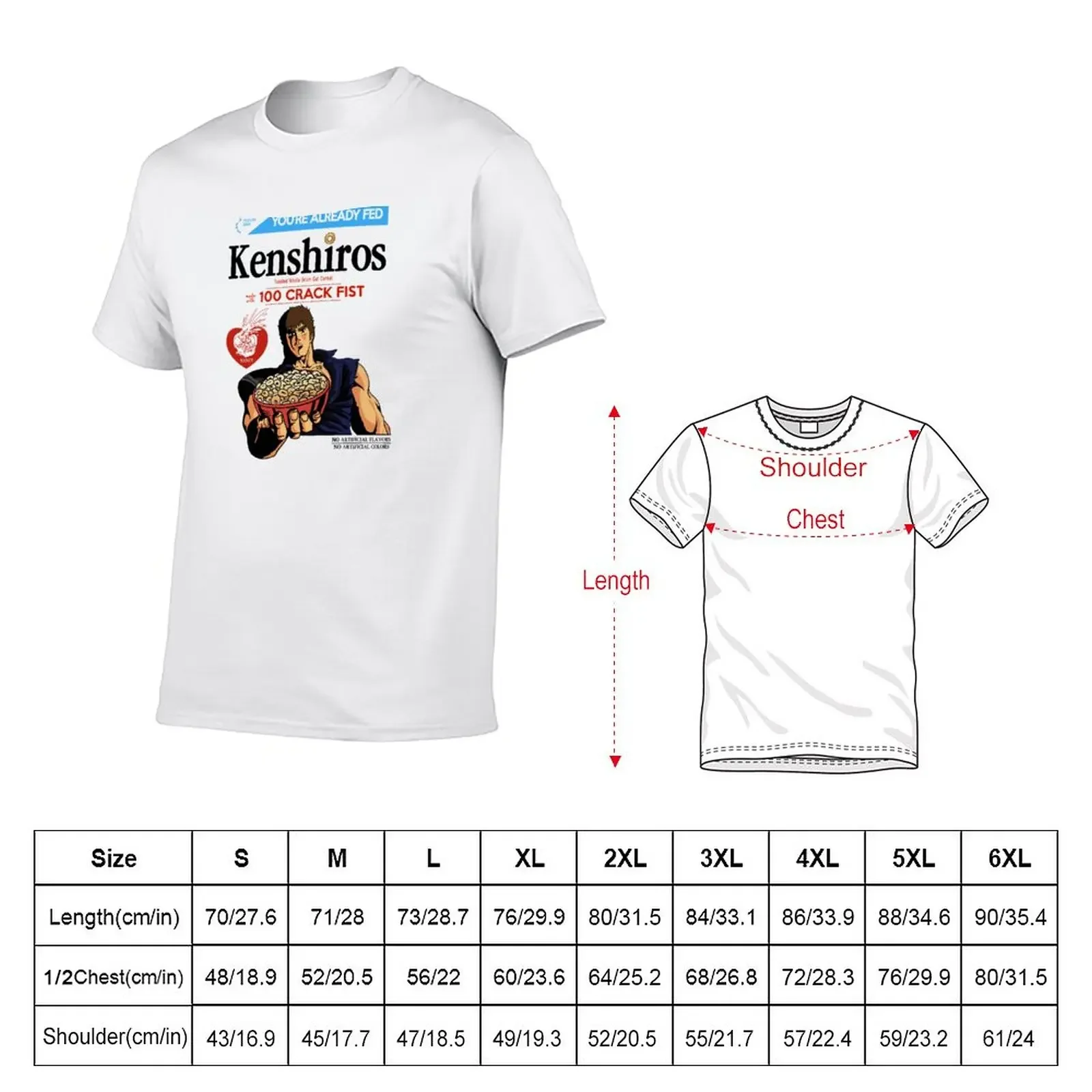 Kenshiros T-Shirt funnys oversized vintage workout shirts for men