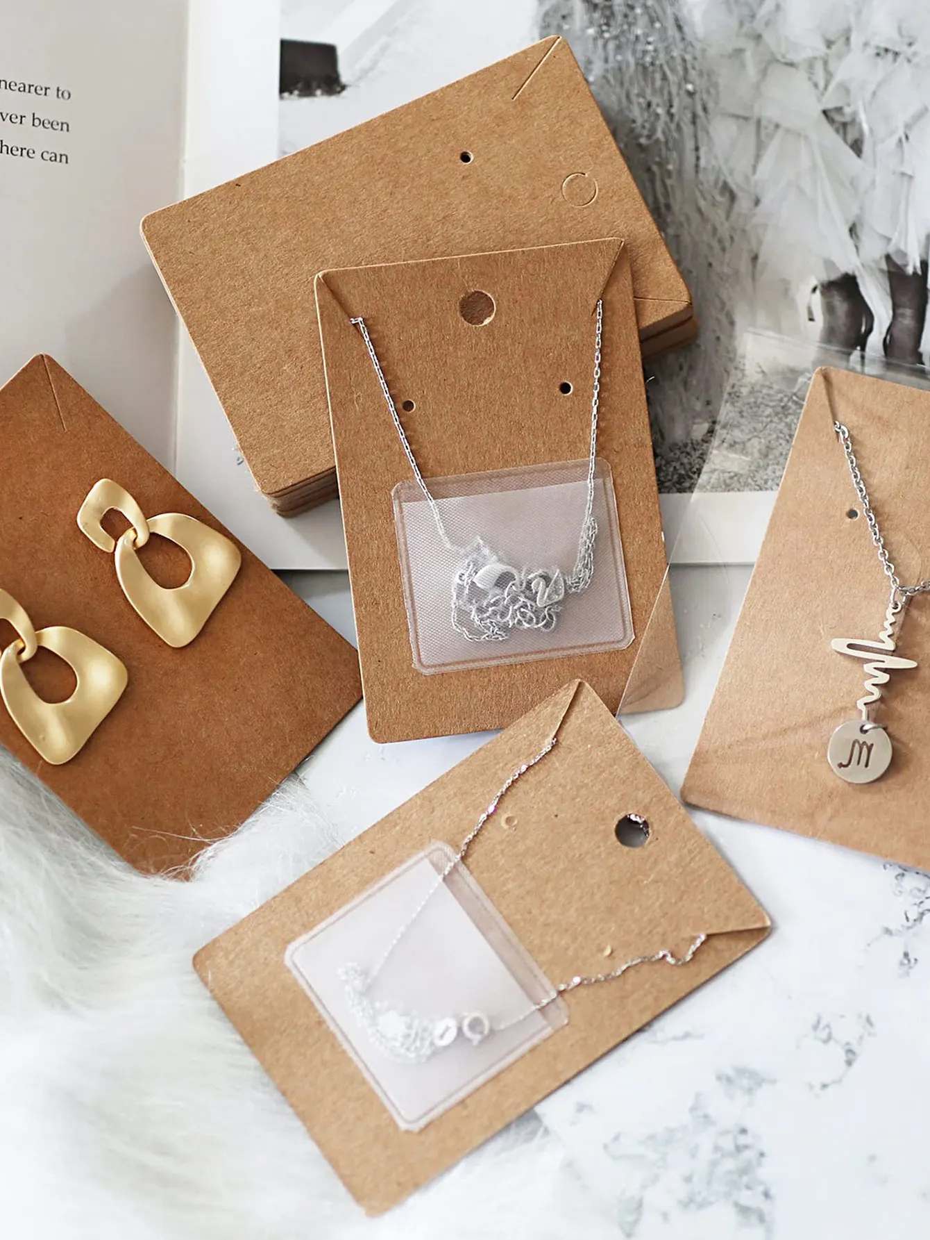 Self-Adhesive PVC Jewelry Display Pouches - Wholesale Gift Storage Bags