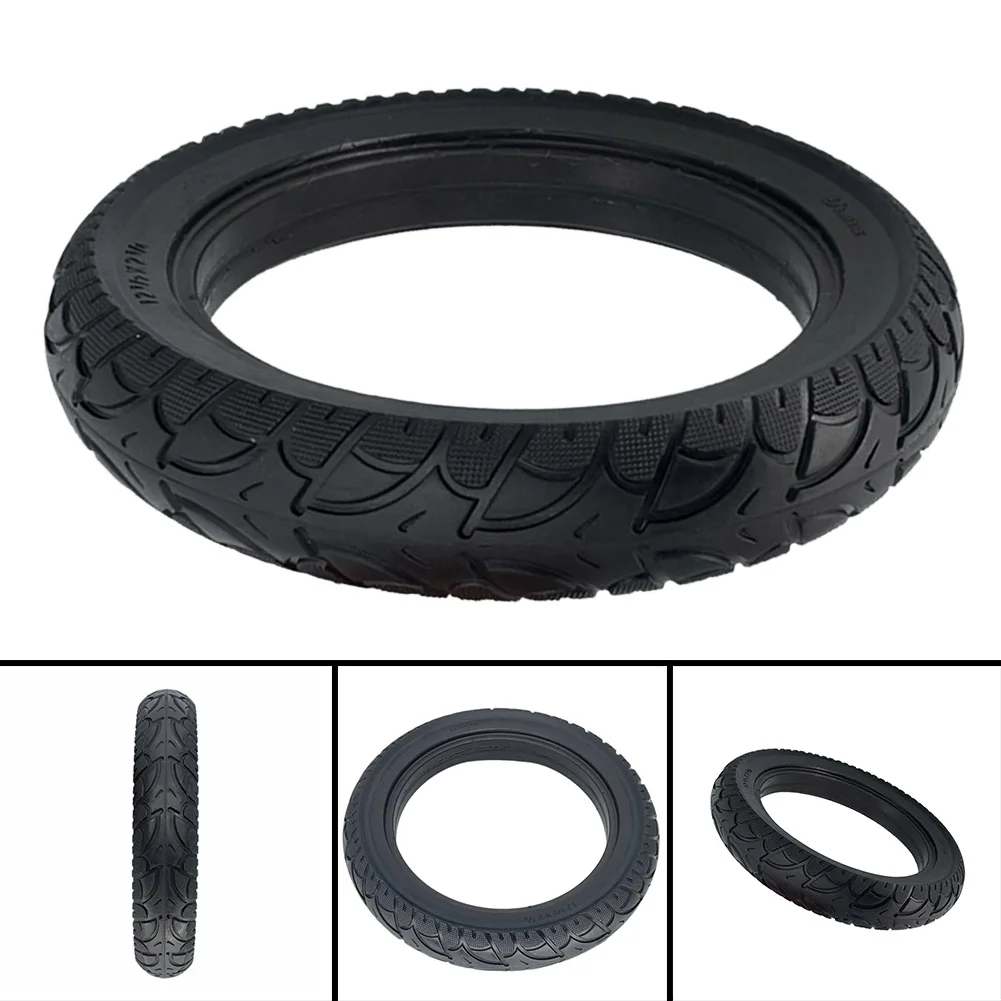 

Tire Solid Tyre 850g Accessories Black Electric Scooter Fittings Parts Replacement Rubber 12 1/2x2 1/4(57-203)