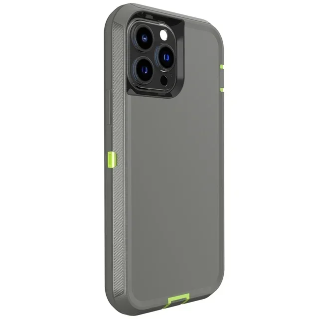 3-in-1 Heavy Duty Rugged Armor Shockproof Phone Case with PC+TPU Protection