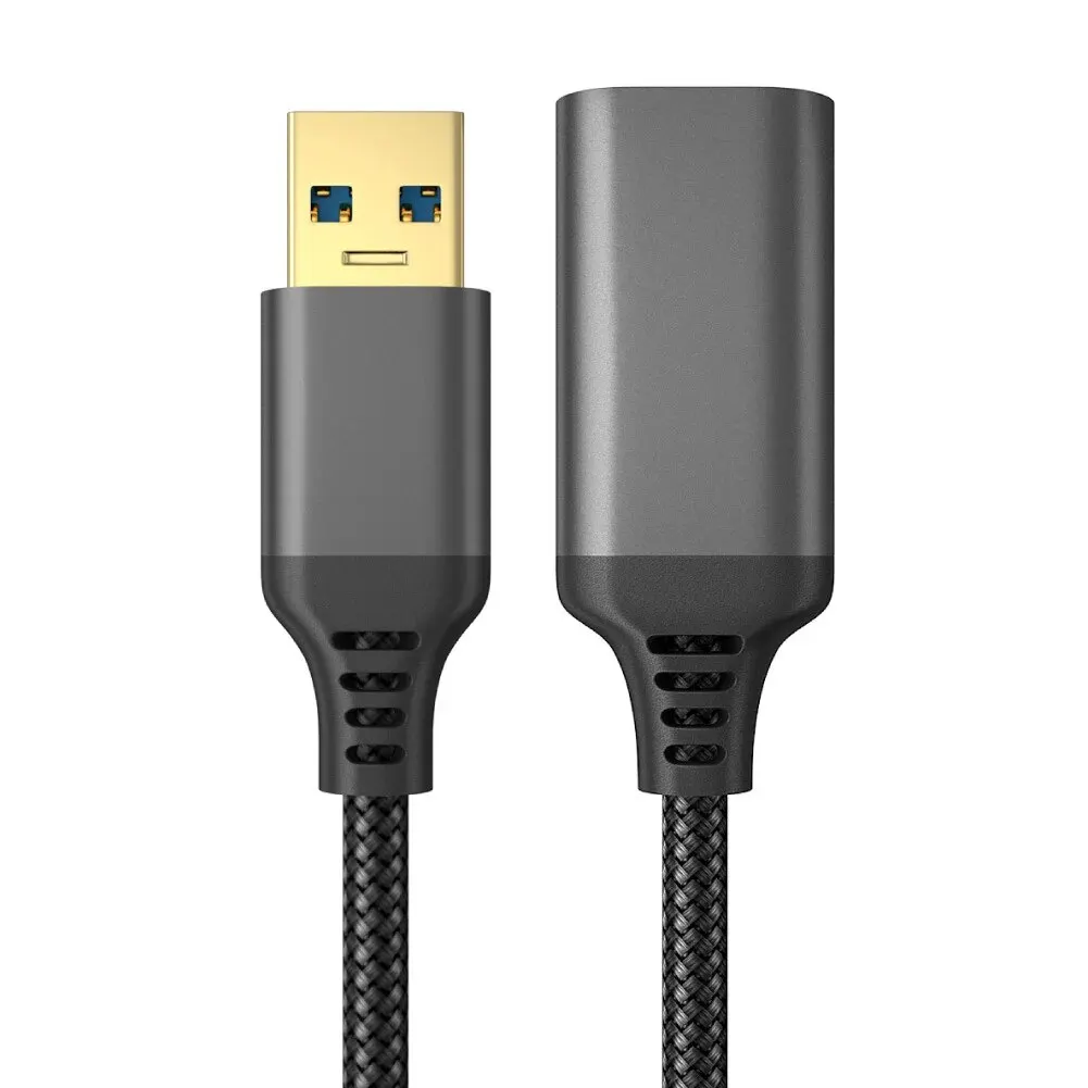 Premium Nylon Braided USB 3.0 High-Speed Data Extension Cable
