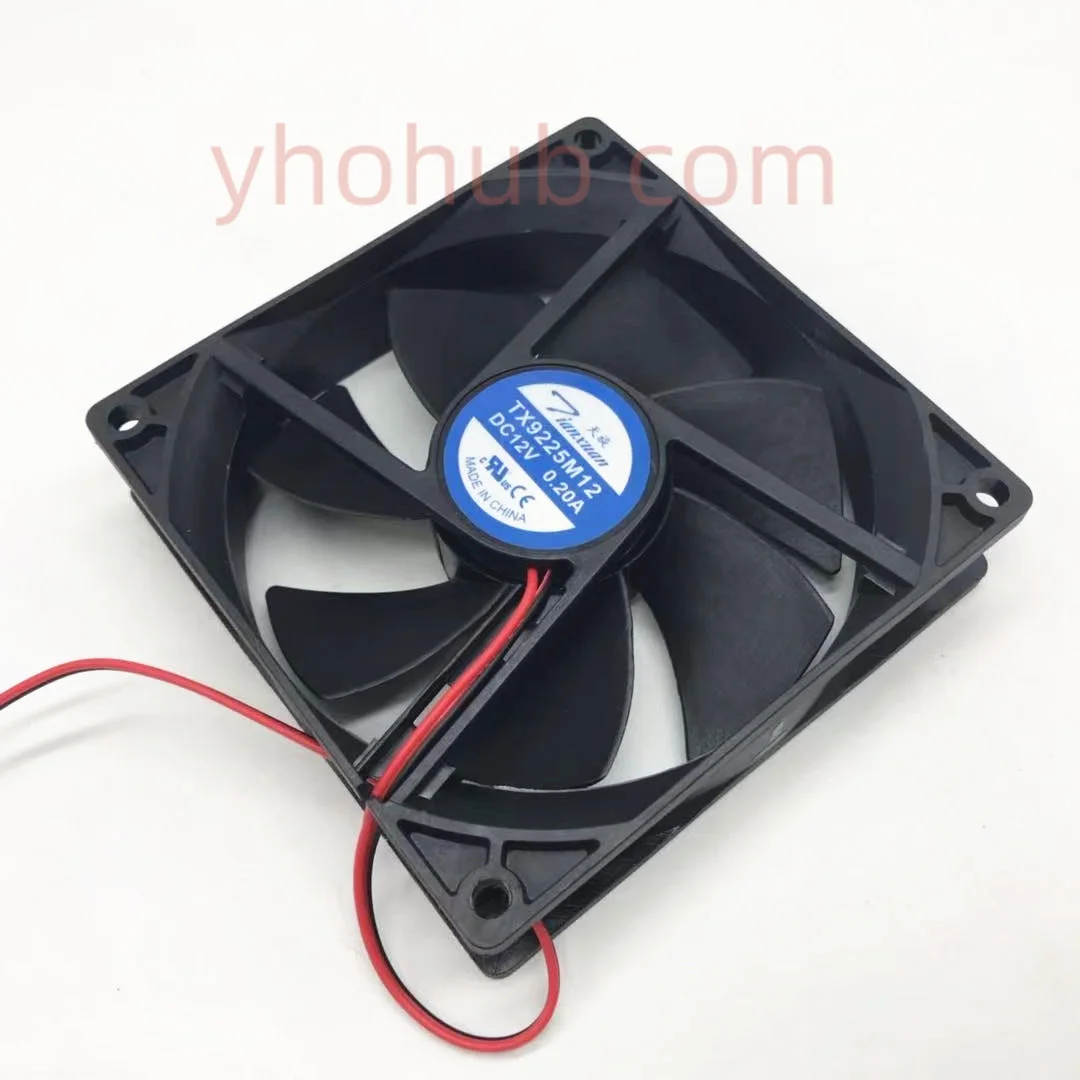 Ventola Di Raffreddamento Tianxuan TX9225M12 - 12V 0,20A 9cm 2 Fili