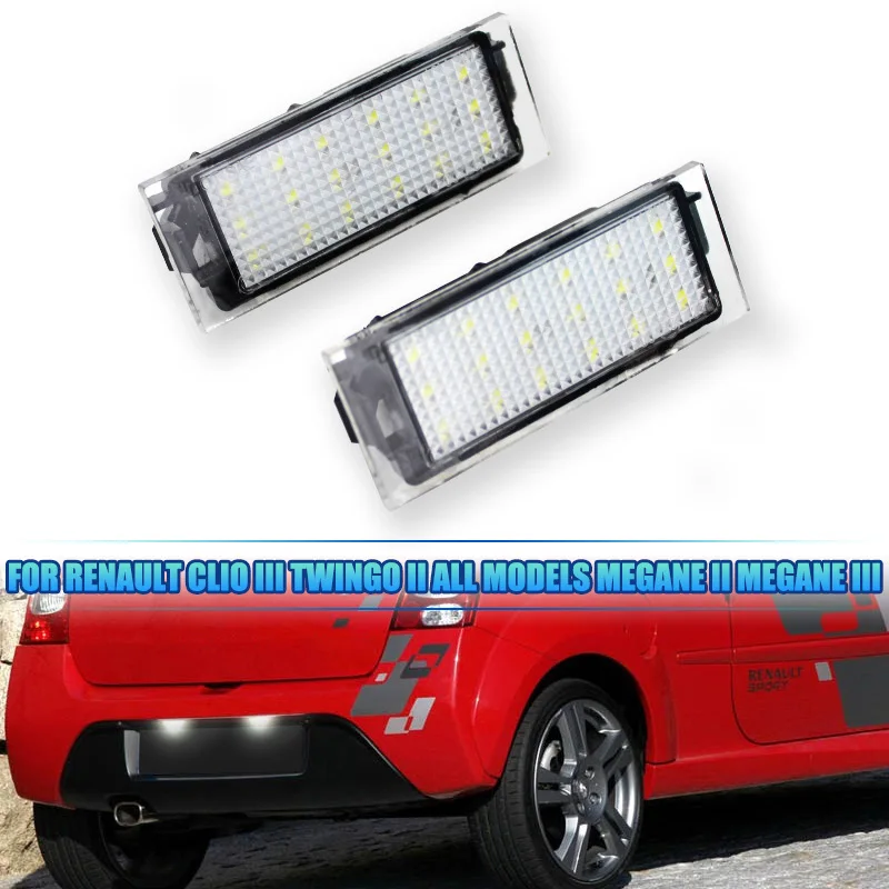 Luce Targa A Led Per Auto Per Renault Megane 3 Clio Laguna 2 Megane 3 Twingo Master Vel Satis