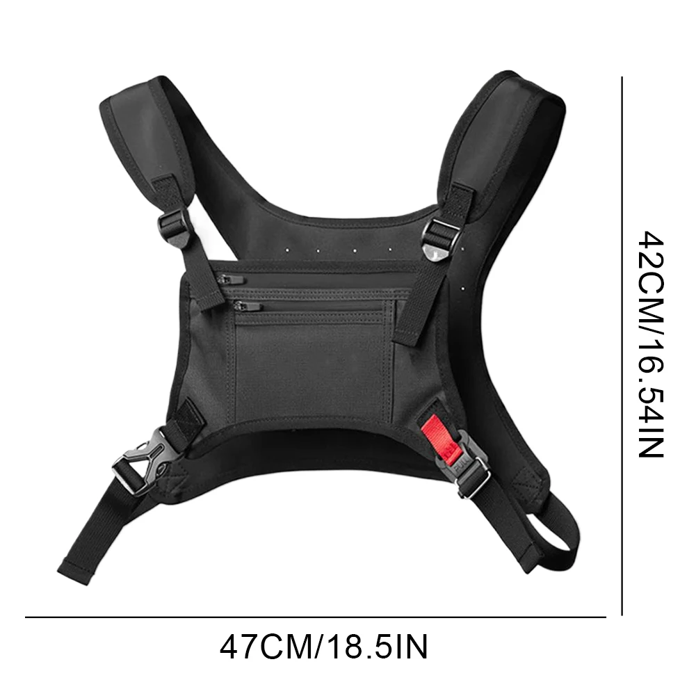Sports bags sports backpacks Men's Chest Rig Bag Waterproof Multi-function Tactical EDC Vest Backpacks Waist Packs Unisex Fashion Sports Chest Bag & Pouch
