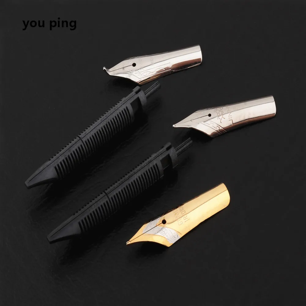 Golden Medium Nib Fountain pen 5pcs