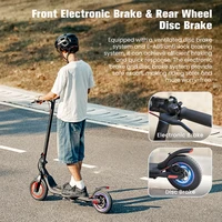 Trottinette électrique iScooter i9M 500W pour adultes, 36V 7.5Ah, vitesse maximale 35 km/h, application compatible, autonomie 30 km, trottinette urbaine 3