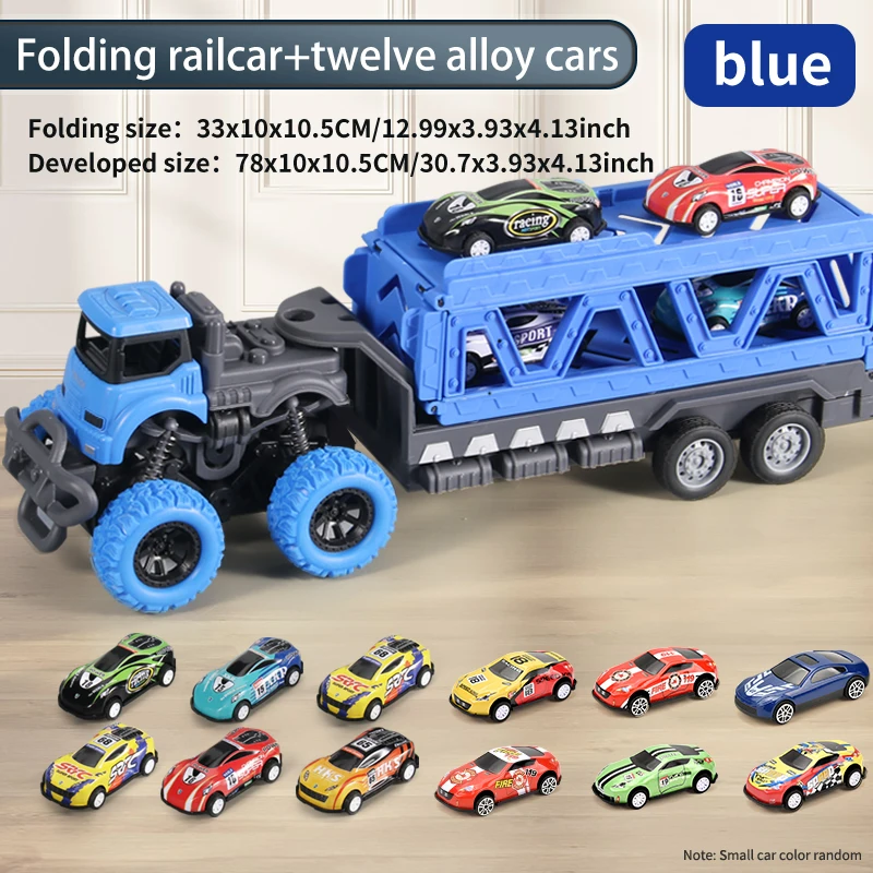 Blue and 12 cars