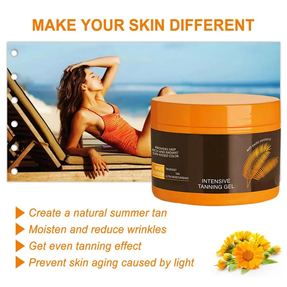 Radiant Glow Tanning Oil & Body Bronzer Lotion