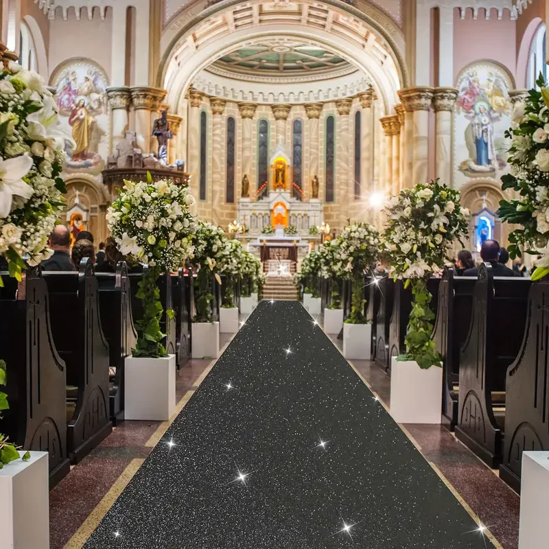 Wedding & Event Aisle Runner Non-Slip Washable Carpet Indoor & Outdoor Ceremonies Holiday Celebratio