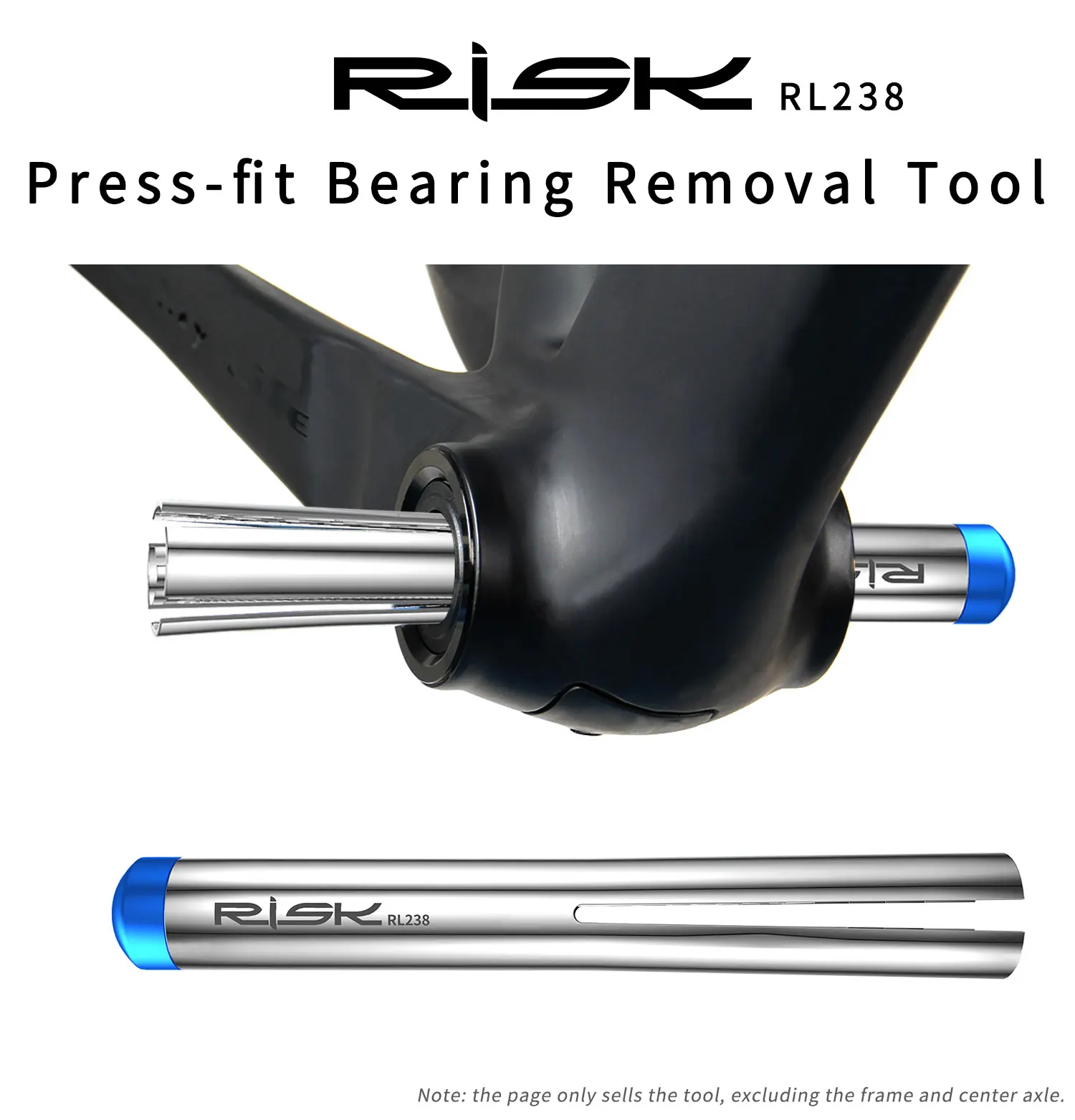 Attrezzo Per Installazione Movimento Centrale Press Fit E Serie Sterzo Bici – Set Utensili In Alluminio Blu