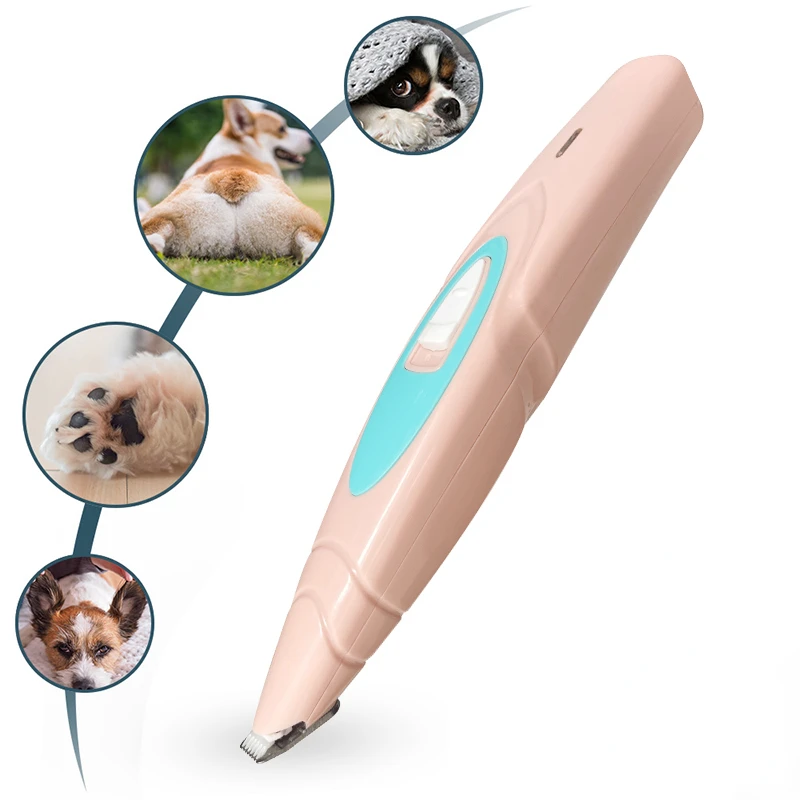 Pet Hair Trimmer Shaver Pet Electric Hair Trimmer Professional Dog Cat Care Supplies Foot Hair Trimming Artifact Pet Grooming Hairdresser