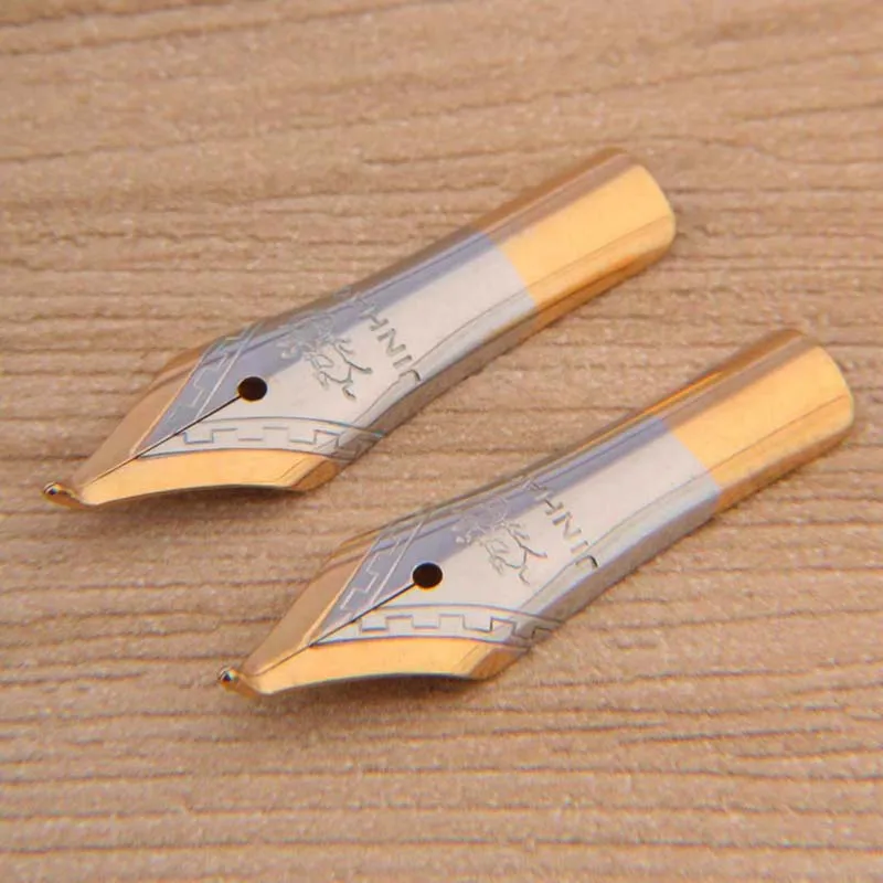 Fountain Pen JINHAO 82 Golden Silver EF F M Bent Business Office School Supplies Ink