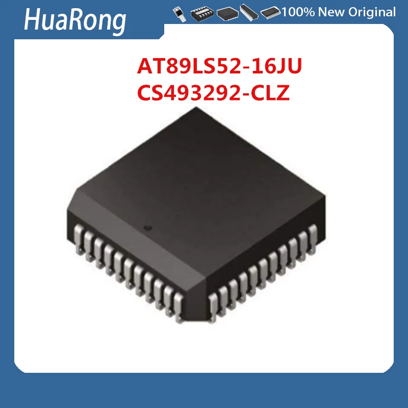 

2PCS/LOT AT89LS52-16JU AT89LS52 CS493292-CLZ CS493292 PLCC-44