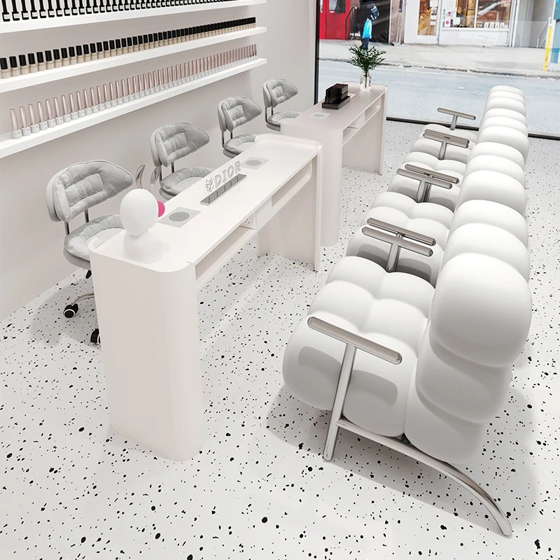 Japanese Trend 2024 Manicure Table Nail Professional Aesthetic Furniture Nails Designer Salon Manicure Tafel Beauty Salon