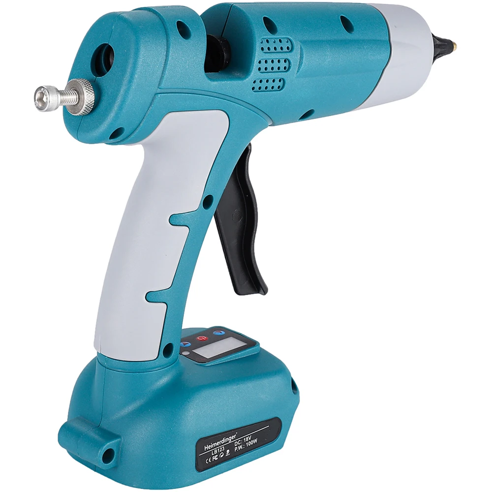 Handheld Cordless Electric Hot Glue Gun for Heimerdinger and Makita 18V Battery, For Arts & Crafts & DIY,with 5 11mm Sticks 4