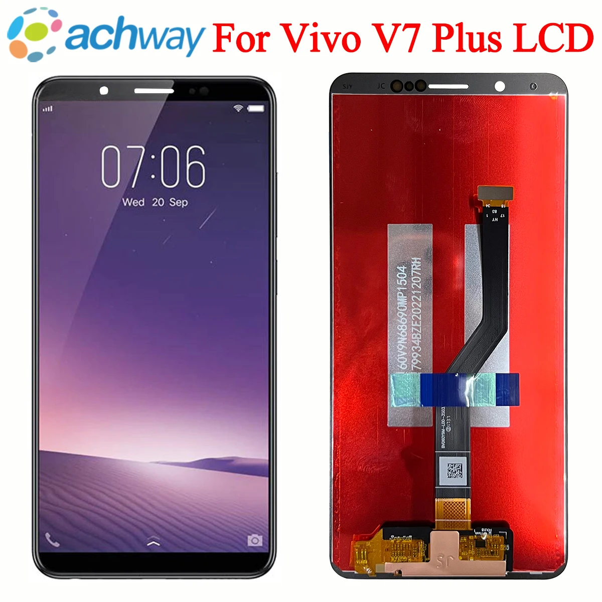 

Tested Well LCD Display For VIVO V7+ V7 Plus LCD 1850 Y79A Display Touch Screen Digitizer Assembly For Vivo Y79 Display LCD