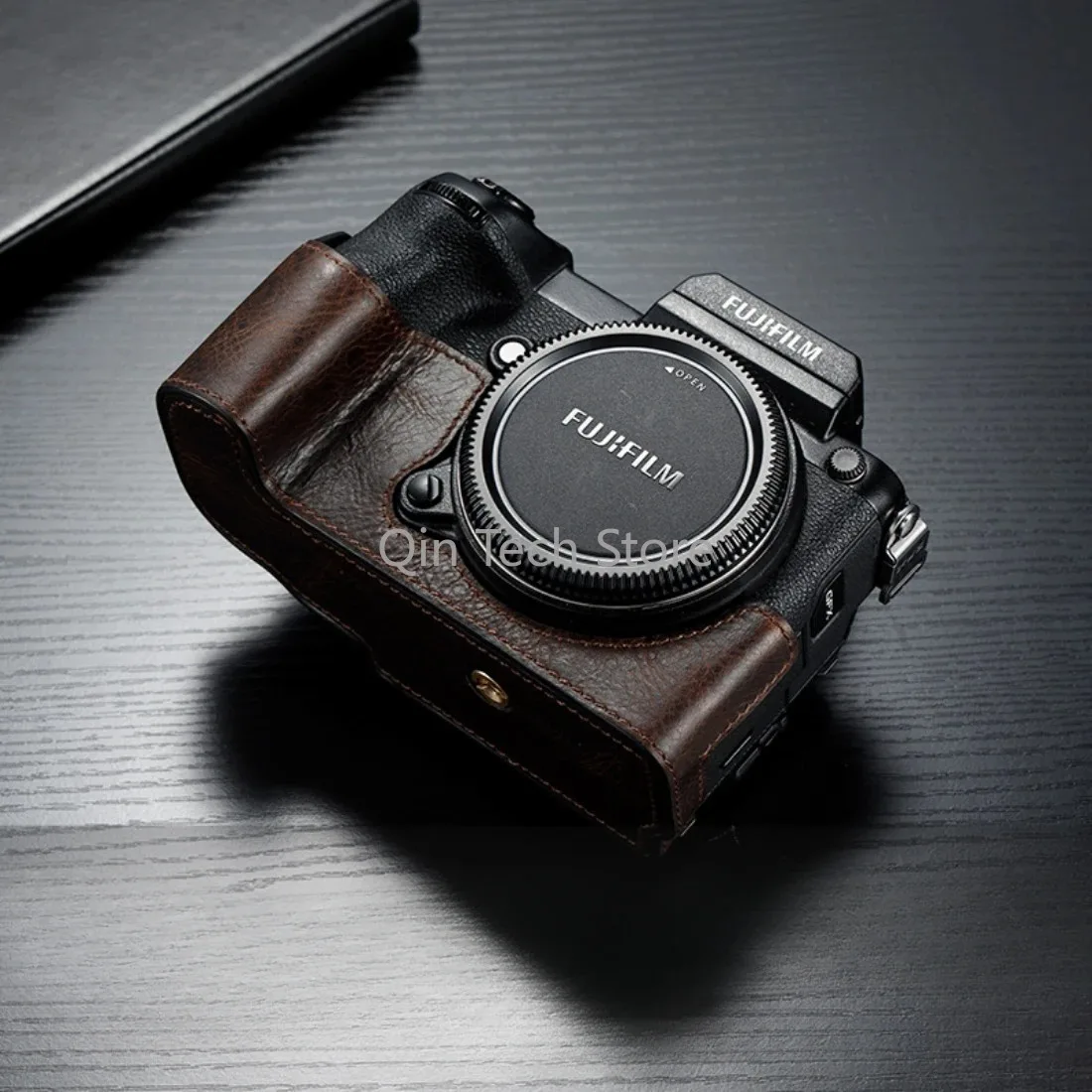

Genuine Leather Camera Half Case For Fujifilm GFX50S GFX50SII GFX50R GFX100S Bag Protective Bodysuit