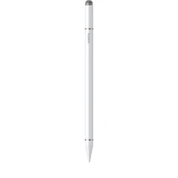 Enhanced Universal 3 - in - 1 Stylus Pen for Smartphones and Tablets (3 in 1  White)