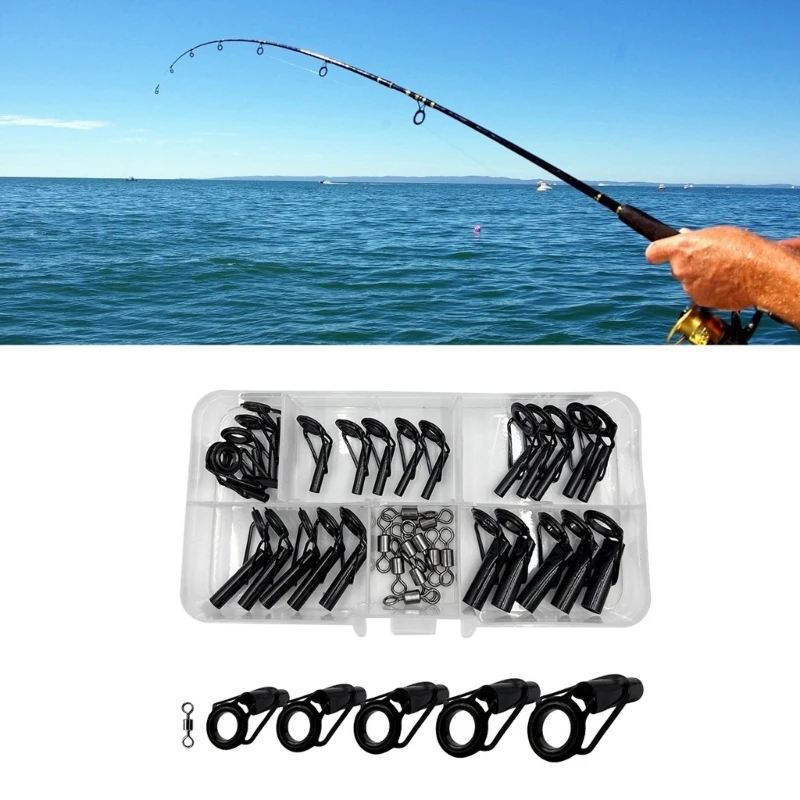 

Fishing Rod Ceramic Guide Rings Rod Eye Fishing Rod Guides Alconite Rings Set
