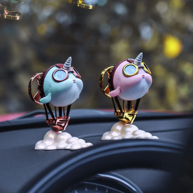 

Cartoon whale Car Air Freshener perfume Automobile Interior Perfume Clip Fragrance Ornament Car Accessories