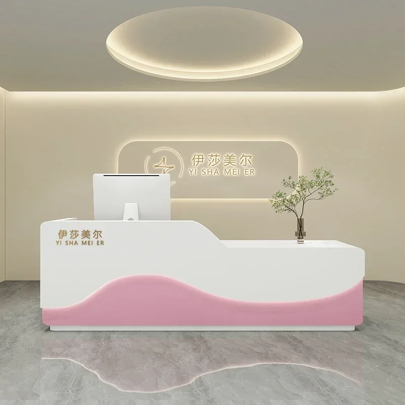 Customer Center Counter for Cash Register Atril Reception Salon 4060 Ti Clothing Store Motion Desk Computer Desks Office Chairs